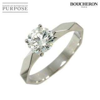 ブシュロン(BOUCHERON)のブシュロン ファセット ダイヤ 0.76ct F/VVS2 ダイヤ #48 リング Pt プラチナ 指輪【証明書・鑑定書付き】VLP 90201140(リング(指輪))