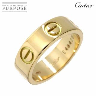 カルティエ(Cartier)のカルティエ Cartier ラブ #48 リング K18 YG イエローゴールド 750 指輪 VLP 90234387(リング(指輪))