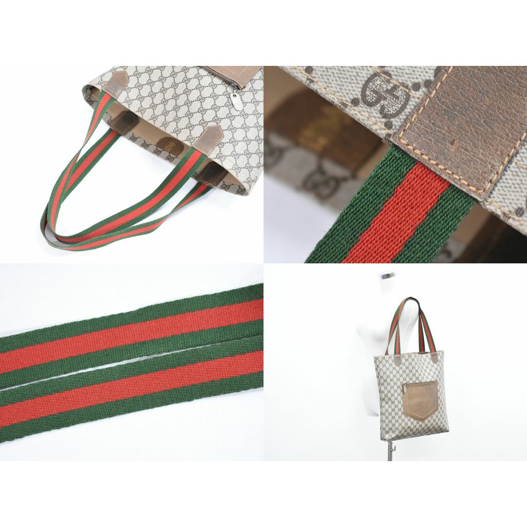 GUCCI - 本物 グッチ GUCCI シェリーライン GGスプリーム トート GUCCI - 本物 グッチ GUCCI シェリーライン GGスプリーム トート