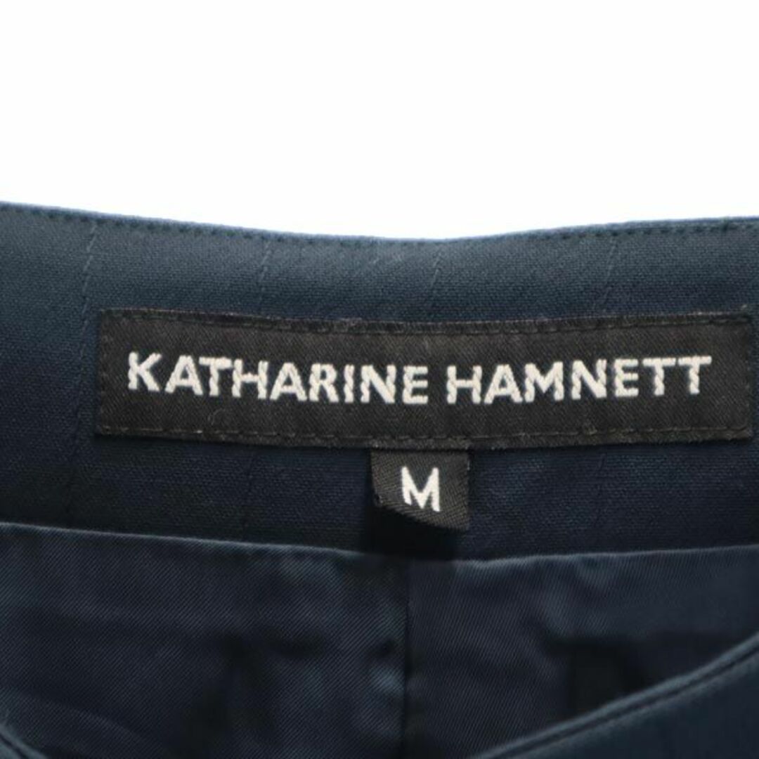 KATHARINE HAMNETT - キャサリンハムネット ウール ストライプ柄 KATHARINE HAMNETT - キャサリンハムネット ウール ストライプ柄