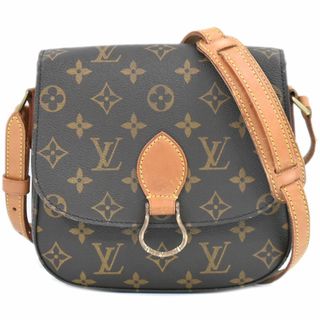 ルイヴィトン(LOUIS VUITTON)の本物 ルイヴィトン LOUIS VUITTON LV ミニサンクルー モノグラム ショルダーバッグ ポシェット ブラウン M51244 Mini Saint Cloud ビトン バッグ 中古	(ショルダーバッグ)