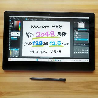 高速充電ペン★防滴★大きめ12インチ★NECVS-3お絵描きタブレット(タブレット)