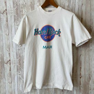 メイドインUSA　ビンテージ　シングルステッチ　白ホワイトＴシャツ　メンズ古着(Tシャツ/カットソー(半袖/袖なし))