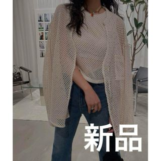 アメリヴィンテージ(Ameri VINTAGE)のCROCHET INNER SET SHIRT(アンサンブル)