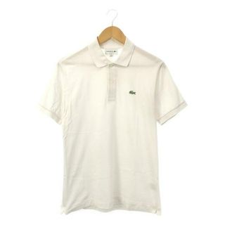 LACOSTE / ラコステ | L1212AL / 鹿の子 ポロシャツ | FR 3 | ホワイト | メンズ(Tシャツ/カットソー(半袖/袖なし))