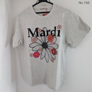 マルディメクルディ Mardi Mercredi Tシャツ グレー×ブラック(Tシャツ(半袖/袖なし))