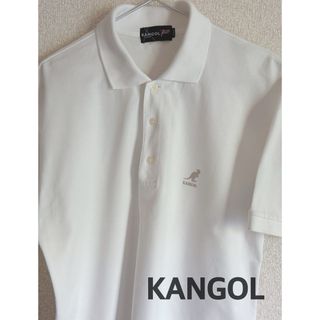 KANGOL  カンゴール　ポロシャツ　半袖　ラージサイズ　ホワイト