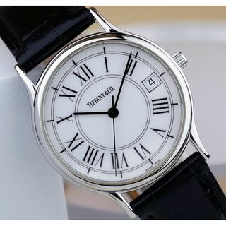 ティファニー(Tiffany & Co.)の美品 ティファニー クラシック シルバー ローマン メンズ Tiffany(腕時計(アナログ))