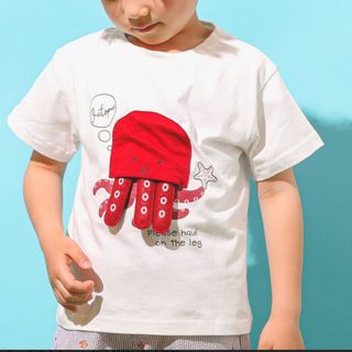 SLAP SLIP - SLAP SLIPタコ 海の生き物 モチーフ Tシャツ 110cm