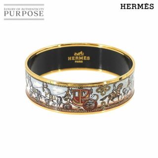 エルメス(Hermes)の未使用 展示品 エルメス HERMES エマイユ GM バングル ブレスレット マルチカラー ゴールド アクセサリー VLP 90231828(ブレスレット/バングル)