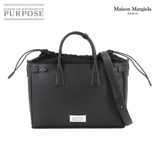 other - 未使用 展示品 メゾン マルジェラ Maison Margiela 5AC デイリー 2way トート ショルダー バッグ レザー コットン ブラック VLP 90235859