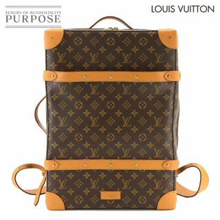 ルイヴィトン(LOUIS VUITTON)の新品同様 ルイ ヴィトン LOUIS VUITTON モノグラム ソフトトランク バックパック MM ブラウン M44749 RFID VLP 90236527(その他)