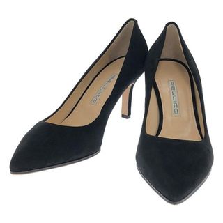 ドゥーズィエムクラス(DEUXIEME CLASSE)の【美品】  Deuxieme Classe / ドゥーズィエムクラス | 【 PELLICO / ペリーコ 】SUEDE パンプス / スエード ポインテッドトゥ | 38 | ブラック | レディース(ハイヒール/パンプス)