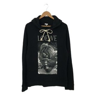 ロエベ(LOEWE)のLOEWE / ロエベ | KEN HEYMAN HOODIE ケンヘイマン プリント フーディー プルオーバーパーカー | L | ブラック | メンズ(スウェット)