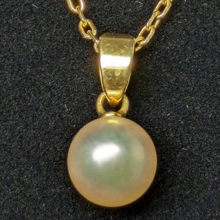 ミキモト(MIKIMOTO)の959 ミキモトパールネックレスK18YGイエローゴールド6.0mm(ネックレス)