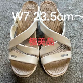 クロックス(crocs)のクロックス   サンダル　ヒール　ミュール　サイプラス  W7(サンダル)