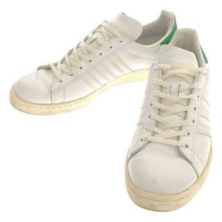 アディダス(adidas)のadidas / アディダス | CAMPUS 80s NIGO / B33821 キャンパス ニゴ レザー スニーカー | 27.5 | WHITE/GREEN | メンズ(スニーカー)