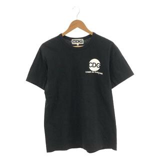 コムデギャルソン(COMME des GARCONS)のCOMME des GARCONS / コムデギャルソン | CDG ロゴ プリント オーバー Tシャツ | XL | ブラック | メンズ(Tシャツ/カットソー(半袖/袖なし))