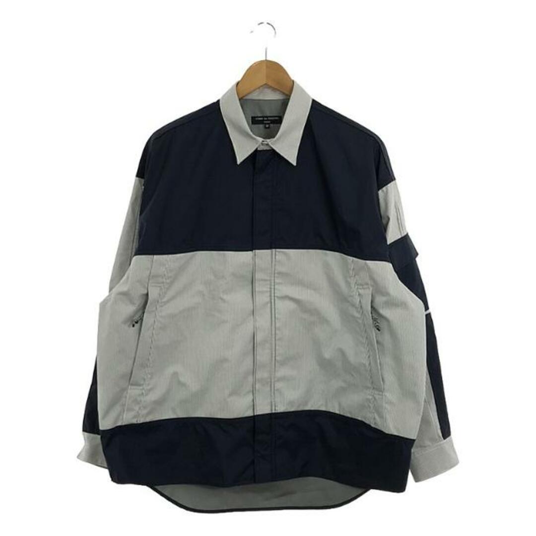 【美品】 COMME des GARCONS HOMME / コムデギャルソンオム | 2023AW | 異素材 ナイロン切替 フライフロント オーバー シャツ ジャケット | M | ネイビー/ホワイト | メンズ | フリマアプリ ラクマ 【美品】 COMME des GARCONS HOMME / コムデギャルソンオム | 2023AW | 異素材 ナイロン切替 フライフロント オーバー シャツ ジャケット | M | ネイビー/ホワイト | メンズ | フリマアプリ ラクマ