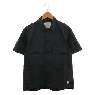 sacai / サカイ | 2023SS | × Thomas Mason / トーマスメイソン / Cotton Poplin Shirt / コットン ポプリン シャツ | 1 | ブラック | メンズ