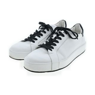 ジルサンダー(Jil Sander)のJIL SANDER ジルサンダー スニーカー EU37(24cm位) 白x黒 【古着】【中古】(スニーカー)