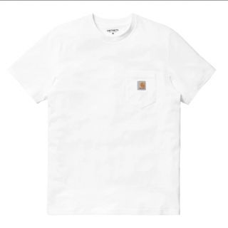 カーハートダブリューアイピー(Charhartt WIP)のCarhartt カーハート ポケット Tシャツ Mサイズ ホワイト 半袖(カットソー(半袖/袖なし))