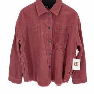 ザラ(ZARA)のZARA(ザラ) カットオフコーデュロイシャツジャケット レディース アウター(ブルゾン)