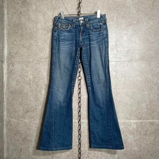 トゥルーレリジョン(True Religion)のUSA製 00s Y2K TRUE RELIGION ローライズフレアデニム(デニム/ジーンズ)