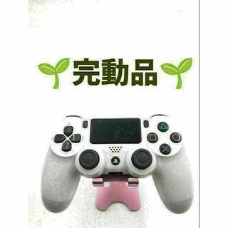 PS4 コントローラー DUALSHOCK4 純正 ホワイト　b4768(その他)