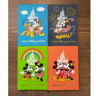 ディズニー(Disney)のディズニー　メモ帳4種(ノート/メモ帳/ふせん)