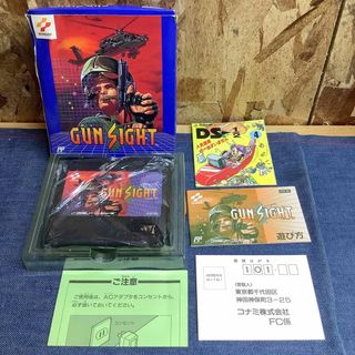 KONAMI - 【Sね1750】ガンサイト ファミコン 箱説明書チラシ有 KONAMI - 【Sね1750】ガンサイト ファミコン 箱説明書チラシ有