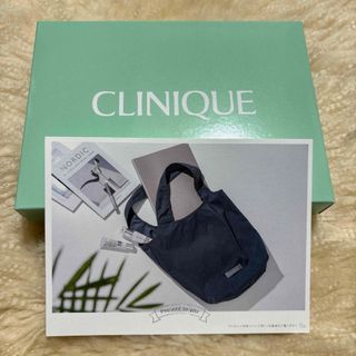 クリニーク(CLINIQUE)のCLINIQUE クリニーク オリジナルエコバッグ グレー(エコバッグ)