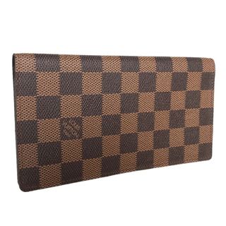 ルイヴィトン(LOUIS VUITTON)のLOUIS VUITTON ルイヴィトン ポルト バルール カルト クレディ 札入れ メンズ ダミエキャンバス ブラウン2つ折り 茶色 N61823 中古品【鑑定済】(長財布)