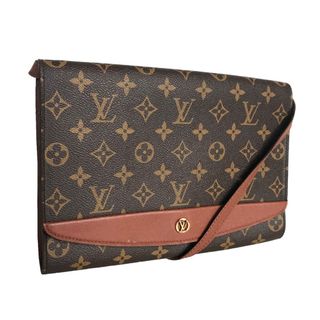 ルイヴィトン(LOUIS VUITTON)のLOUIS VUITTON ルイヴィトン ボルドー ショルダーバッグ クラッチバッグ レディース モノグラムキャンバス ブラウン斜め掛け 茶色 M51797 中古品【鑑定済】(クラッチバッグ)