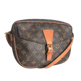 ルイヴィトン(LOUIS VUITTON)のLOUIS VUITTON ルイヴィトン ジュヌフィーユ27 クロスボディ ショルダーバッグ レディース モノグラムキャンバス ブラウン斜め掛け 肩掛け 茶色 M51225 中古品【鑑定済】(ショルダーバッグ)