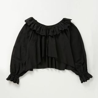 papier holic blouse /black 新品！(シャツ/ブラウス(長袖/七分))