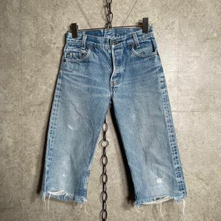 リーバイス(Levi's)のUSA製 80s Levi’s701 カットオフデニム 87年製 ボタン裏546(デニム/ジーンズ)