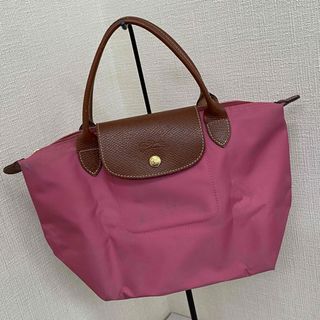 ロンシャン(LONGCHAMP)のロンシャン トートバッグ プリアージュ ピンク　②　小さめサイズ　no.84(トートバッグ)