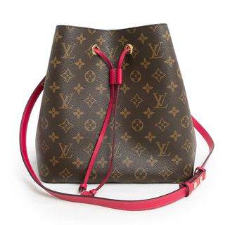 ルイヴィトン(LOUIS VUITTON)のルイ ヴィトン ネオノエ 2WAY ショルダーバッグ 斜め掛け モノグラム フリージア ピンク ブラウン 茶 ゴールド金具 M43570 LOUIS VUITTON（未使用保管品）(ショルダーバッグ)