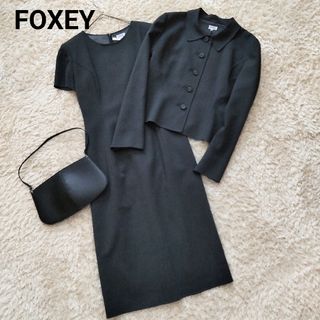 フォクシーブティック(FOXEY BOUTIQUE)の良品 フォクシーブティック サクセススーツ ジャケット ワンピース セットアップ(スーツ)