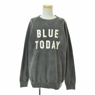 ブルーブルー(BLUE BLUE)の【BLUEBLUE】BLUE TODAY ヴィンテージウォッシュスウェット(スウェット)