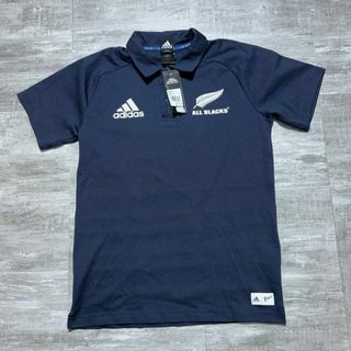 アディダス(adidas)の未使用タグ付属 Adidas オールブラックス ポロシャツ ラガーシャツ S(ラグビー)