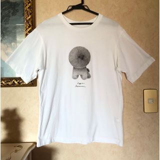 ユニクロ(UNIQLO)のユニクロ　ビジョンフリーゼ犬Tシャツ　サイズM(Tシャツ(半袖/袖なし))