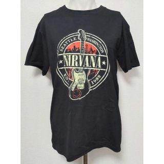 【XXLサイズ】ニルヴァーナ　Tシャツ　ロックバンド　半袖　NIRVANA　ギタ(Tシャツ/カットソー(半袖/袖なし))