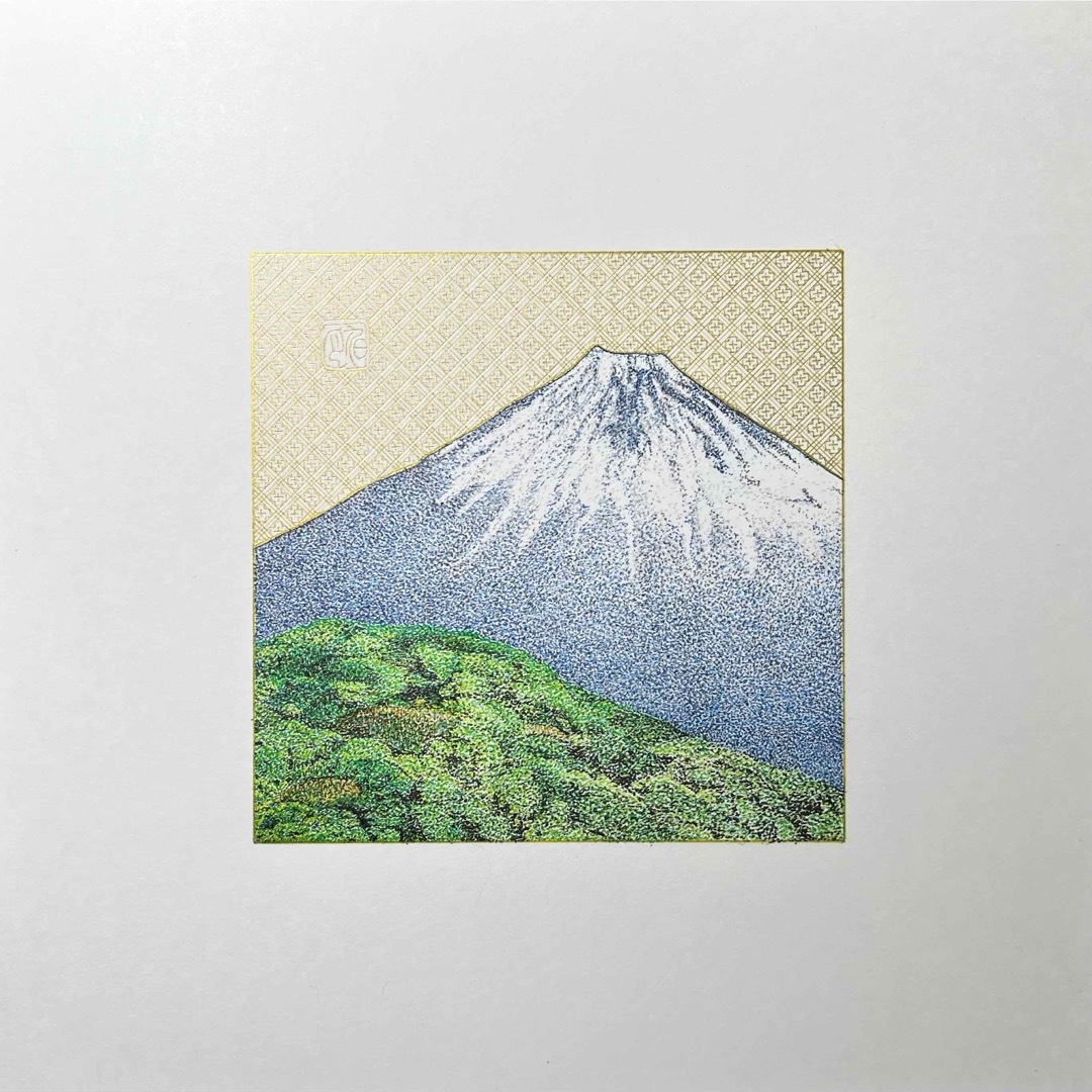 ボールペンアート「富士」イラスト原画 インテリア/家具 ボールペンアート「富士」イラスト原画 インテリア/家具