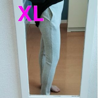 ユニクロ(UNIQLO)の大きいサイズ　リブレギンスパンツ　XL ユニクロ(カジュアルパンツ)