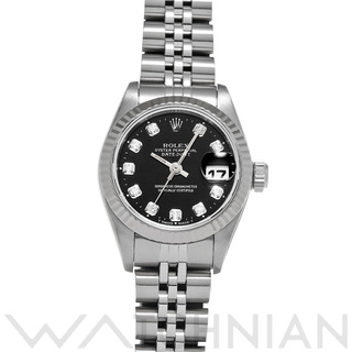 ロレックス(ROLEX)の中古 ロレックス ROLEX 69174G S番(1994年頃製造) ブラック /ダイヤモンド レディース 腕時計(腕時計)