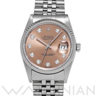 ロレックス(ROLEX)の中古 ロレックス ROLEX 16234G T番(1997年頃製造) ピンク /ダイヤモンド メンズ 腕時計(腕時計(アナログ))