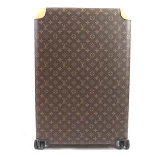 ルイヴィトン(LOUIS VUITTON)の美品▼LOUIS VUITTON ルイヴィトン M42688 ホライゾン70 モノグラム レザー TSAロック搭載 スーツケース ブラウン 箱付き フランス製 メンズ 定価583,000円(トラベルバッグ/スーツケース)