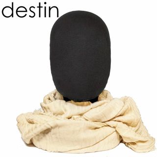 デスティン(DESTIN)の新品未使用タグ付き destin カシミヤ混ストール 大判(バンダナ/スカーフ)